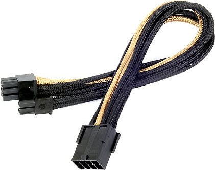 Actual product image Silverstone PCI 8-pin to PCIe 6+2-pin cable