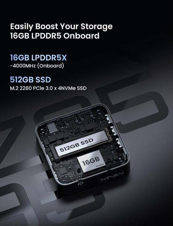Produktbild Minix NEO Z95 (512 GB, 16 GB, Intel N95)