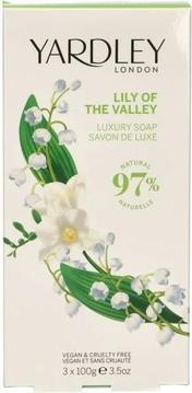 Image du produit Yardley Lily of The Valley by London 3 x 104 ml Savon 104 ml (Savon liquide, 104 ml)