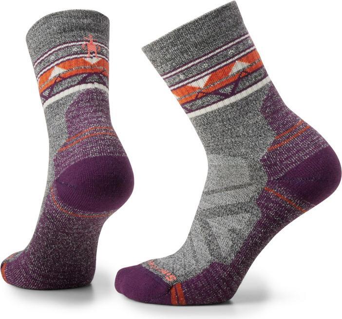 Actual product image Smartwool Women's Hike LT Cushion Zig Zag Valley Mid Crew (M)