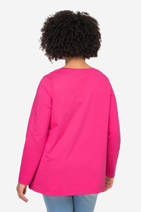Produktbild Angel of Style T-Shirt, Gesichts-Motiv, Rundhals, Langarm (46)