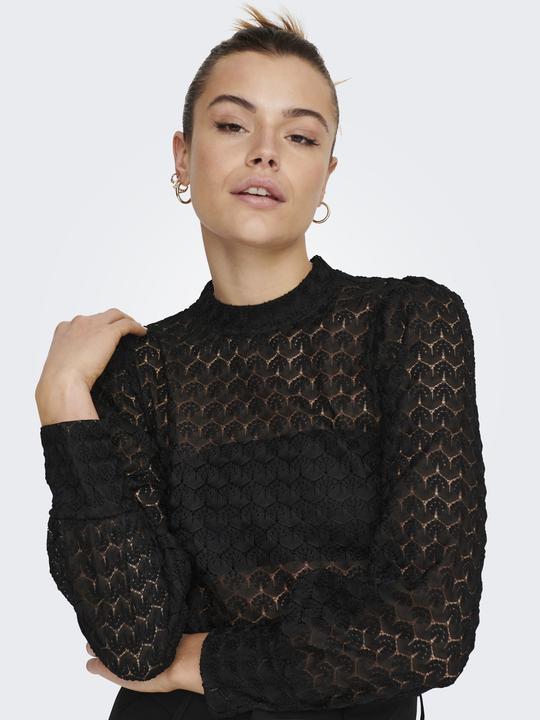 Actual product image JdY Lace decorated top with long sleeves (M)
