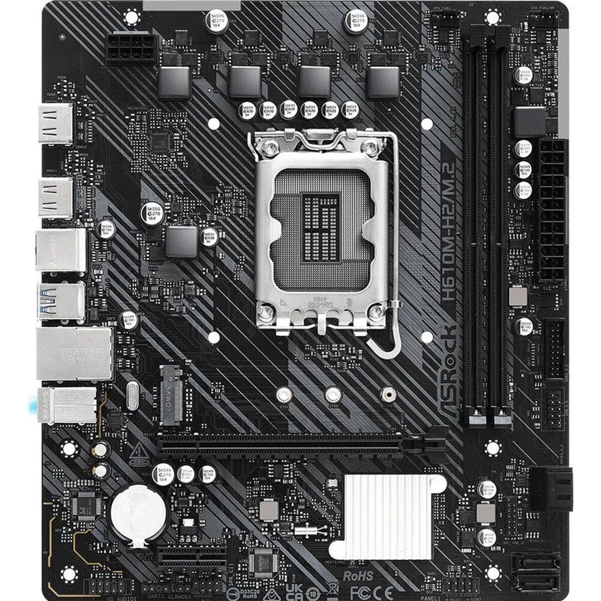AsRock Płyta główna H610M-H2/M.2 (LGA 1700, Intel H610, mATX), Scheda madre