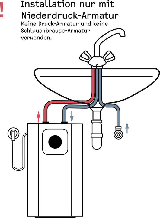 Produktbild Stiebel Eltron SNU 10 Plus, antitropf-, thermostop-Funktion, Untertischboiler 10 Liter Niederdruck mit Stecker, 2kW