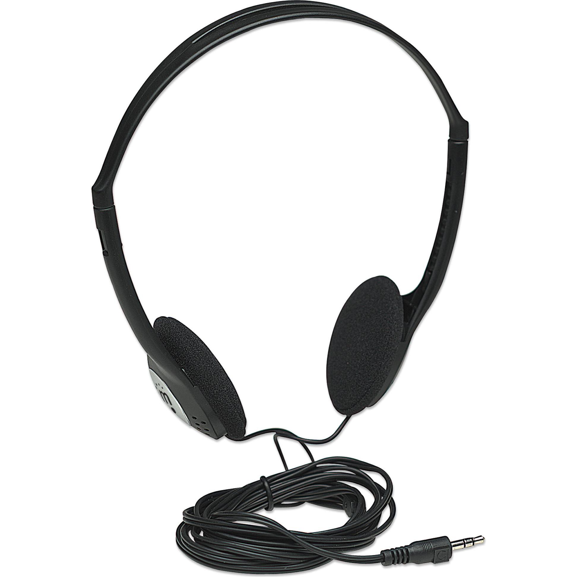 Manhattan Stereo Kopfhörer (Kabelgebunden), Kopfhörer, Schwarz