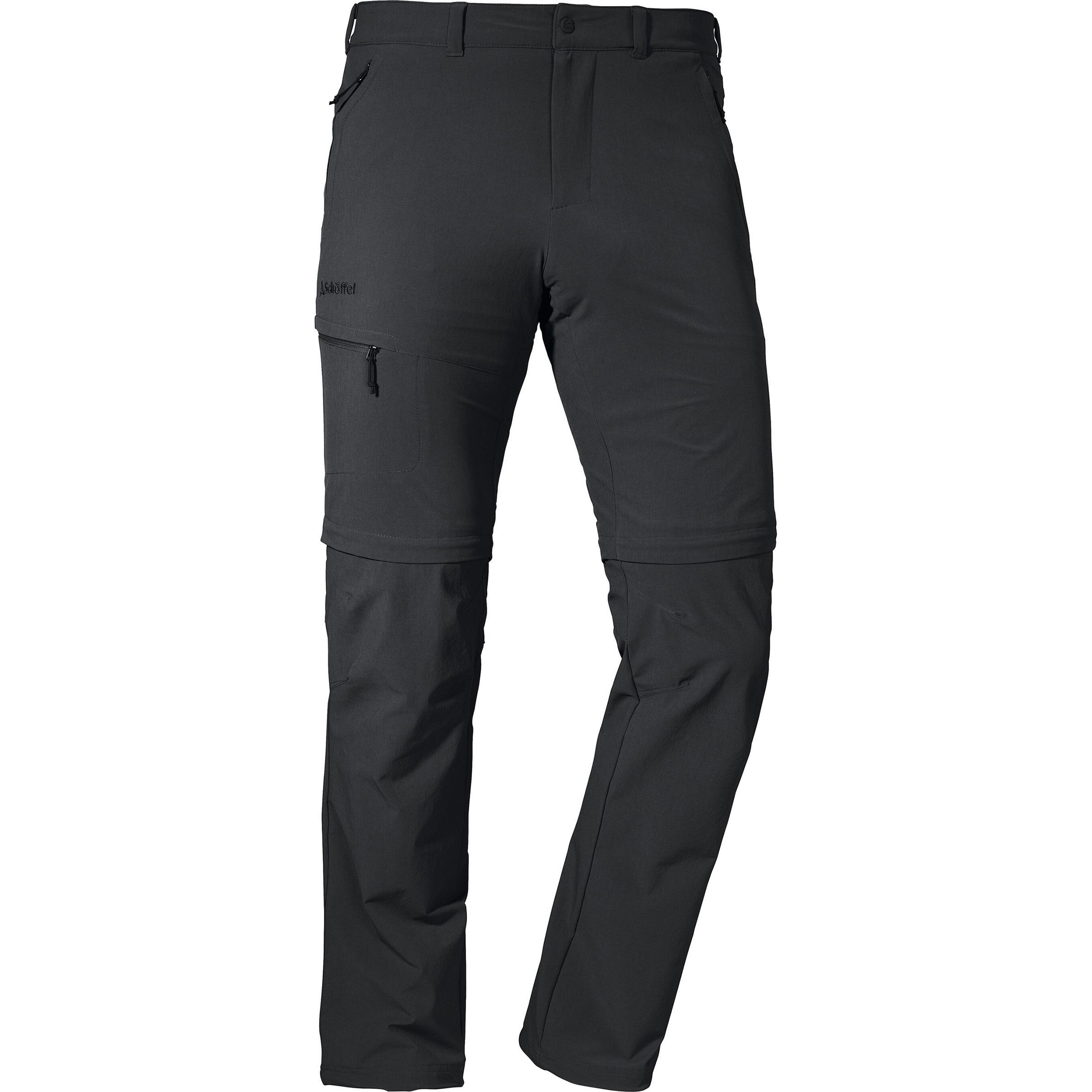 Schöffel, Herren, Outdoorhose, Koper 1 Zip Off Hose (54 E), Schwarz, 54 E