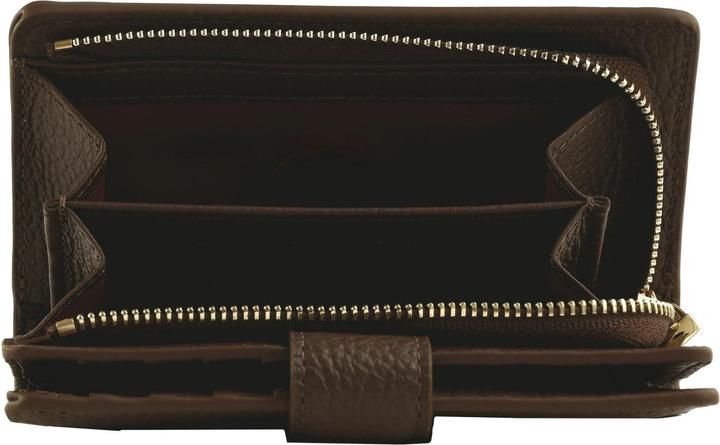 Actual product image Coccinelle Metallic Soft Mini Wallet Grained Leather