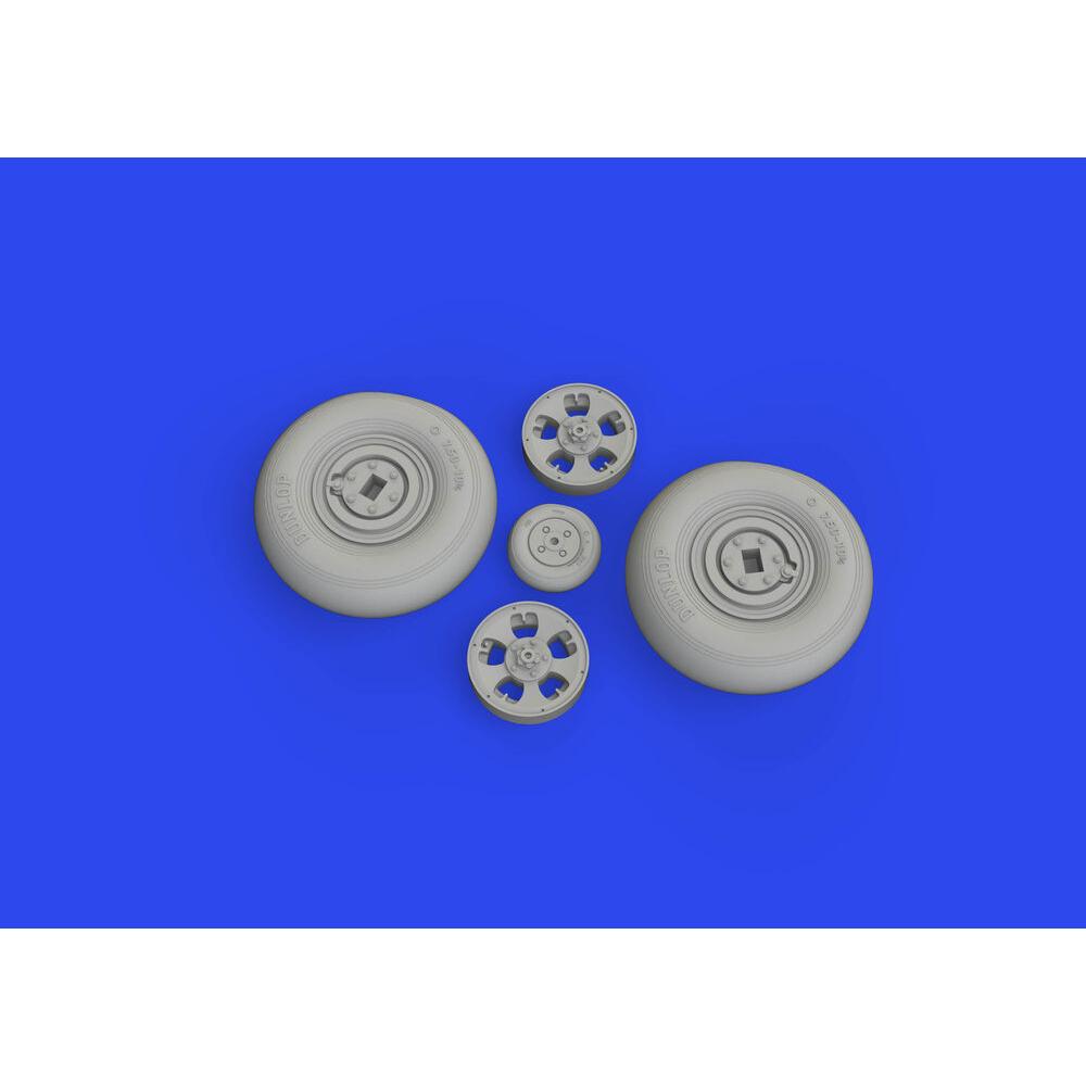 Eduard Spitfire Mk.IX wheels 5spoke 1/24 AIRFIX
