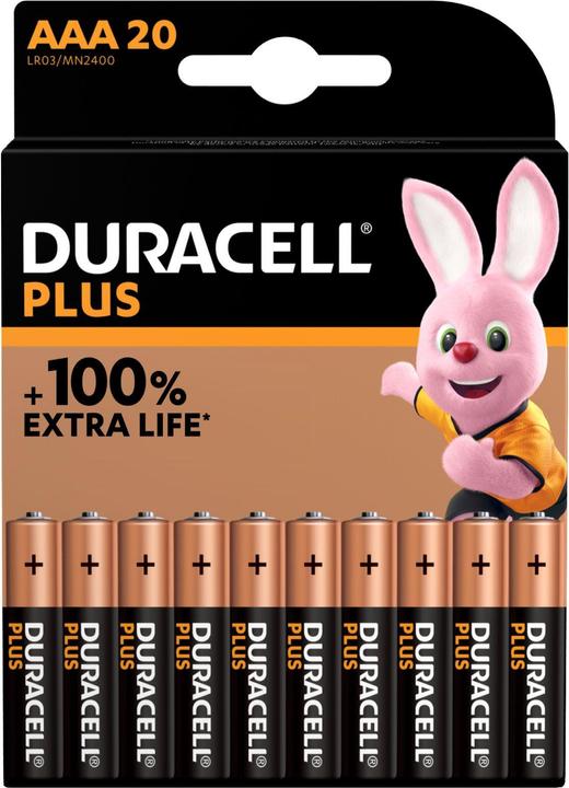 Produktbild Duracell Plus (20 Stk., AAA)
