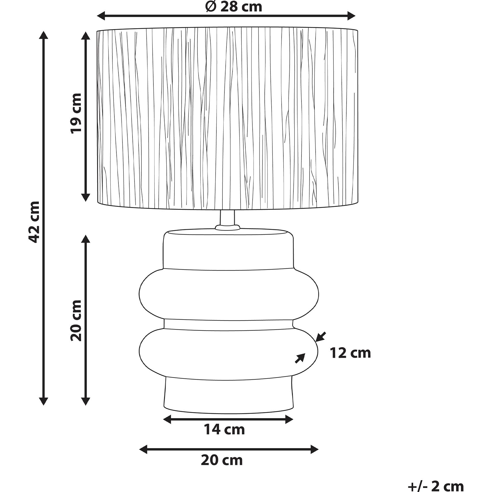 Thumbnail - Beliani, Tischlampe, Judy