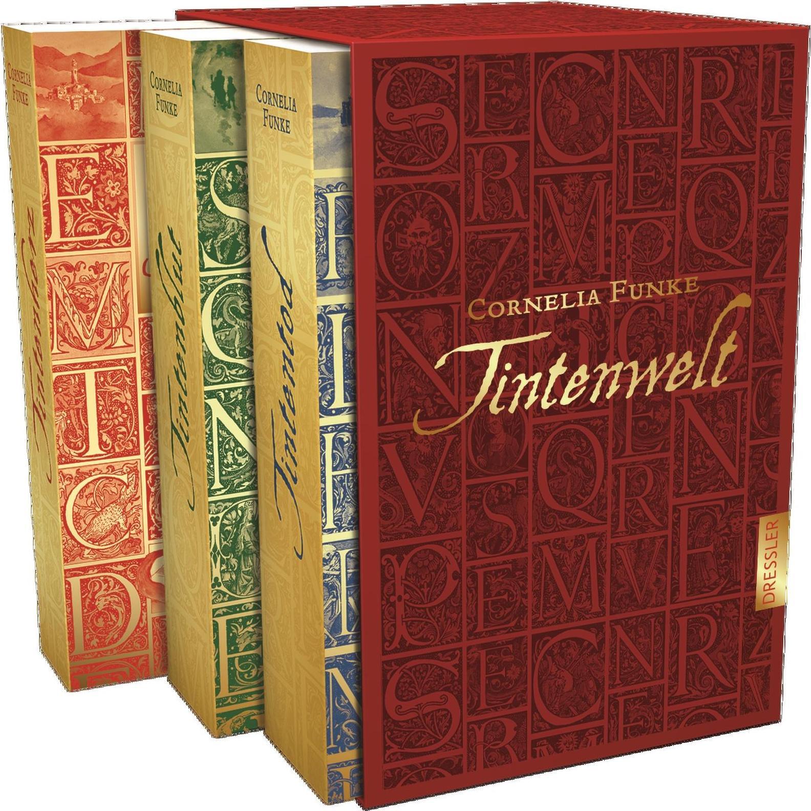 Tintenwelt-Schuber, Kinderbücher von Cornelia Funke