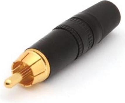 Actual product image Neutrik REAN NYS373 RCA plug by black RCA NYS373-0