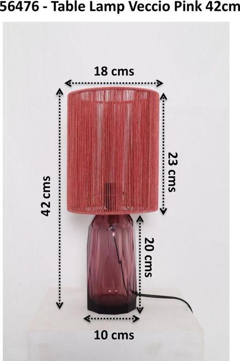 Image du produit Kare Design Lampe de table Veccio Pink 42cm