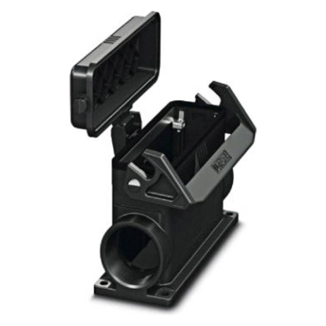 Phoenix Contact Sockelgehäuse HC-EVO-B24-SHWSC-2SSM25-PLRBK 1421460 1 St., Elektronikkabel + Stecker, Schwarz