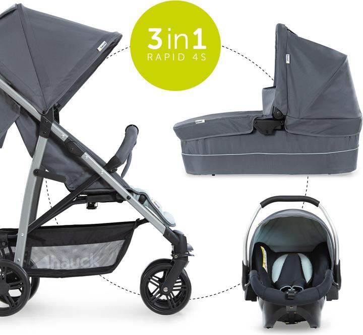 Actual product image Hauck Rapid 4 Plus Trio Set
