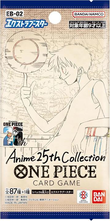 Immagine prodotto One Piece Memorial Anime 25th Collection - Extra Booster Box EB-02 - Card Game - JP (Giapponese, Display del booster)