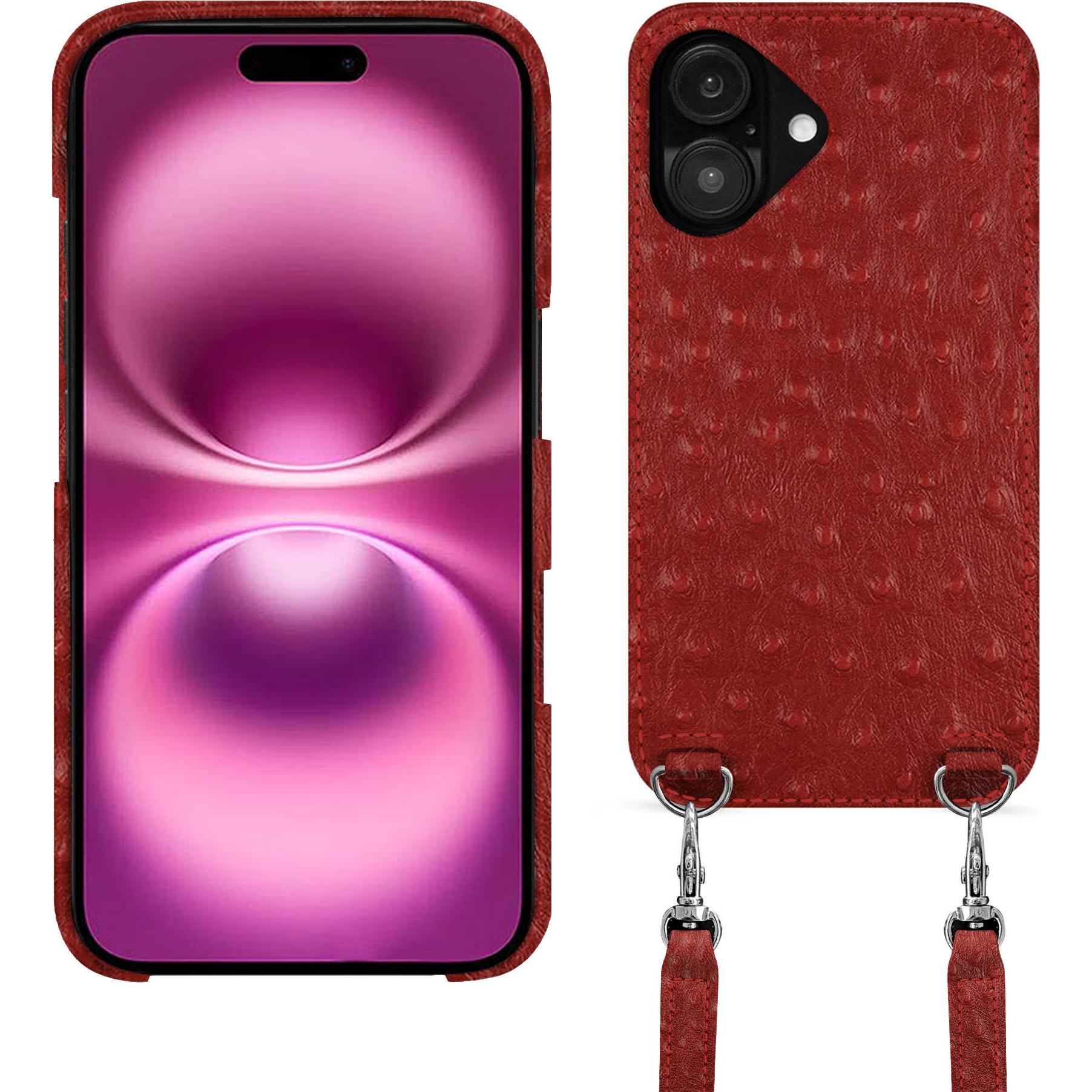 Noreve Schutzhülle mit Schulterriemen Apple iPhone 16 Plus (Apple iPhone 16 Plus), Smartphone Hülle