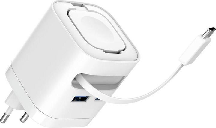 Actual product image Ansmann Home Charger HC265PD mit Kabel und Apple Watch Lader (65 W, 4 ports)