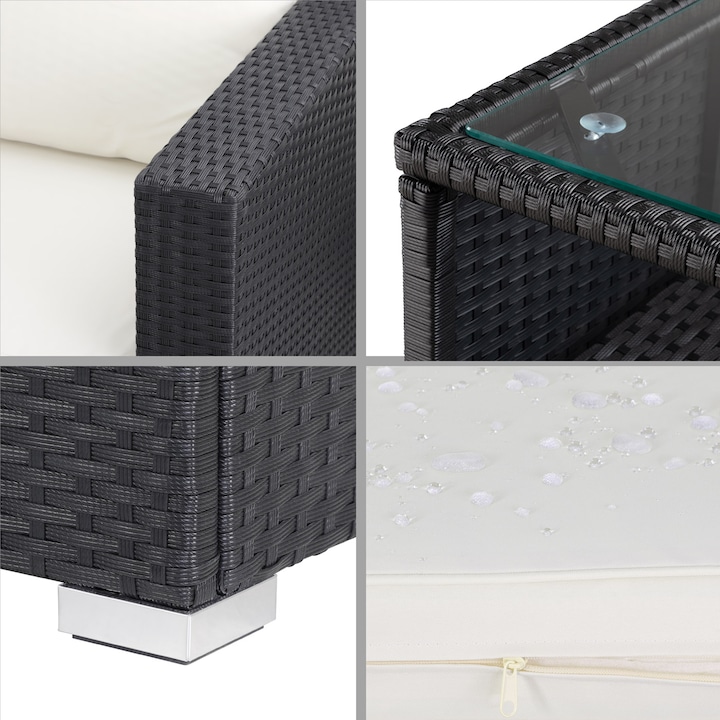 Produktbild Casaria Polyrattan Lounge Set