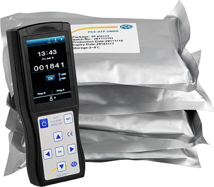 Produktbild PCE Instruments Set bestehend aus 1x ATP-Tester PCE-ATP 1 und 1 Packung Teströhrchen (100 Stück) PCE-ATP SWAB