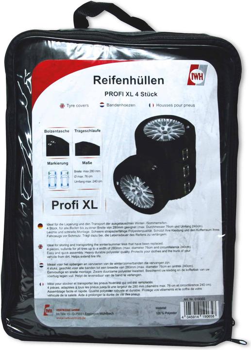 Immagine prodotto IWH Copri pneumatici Profi XL 4 pezzi