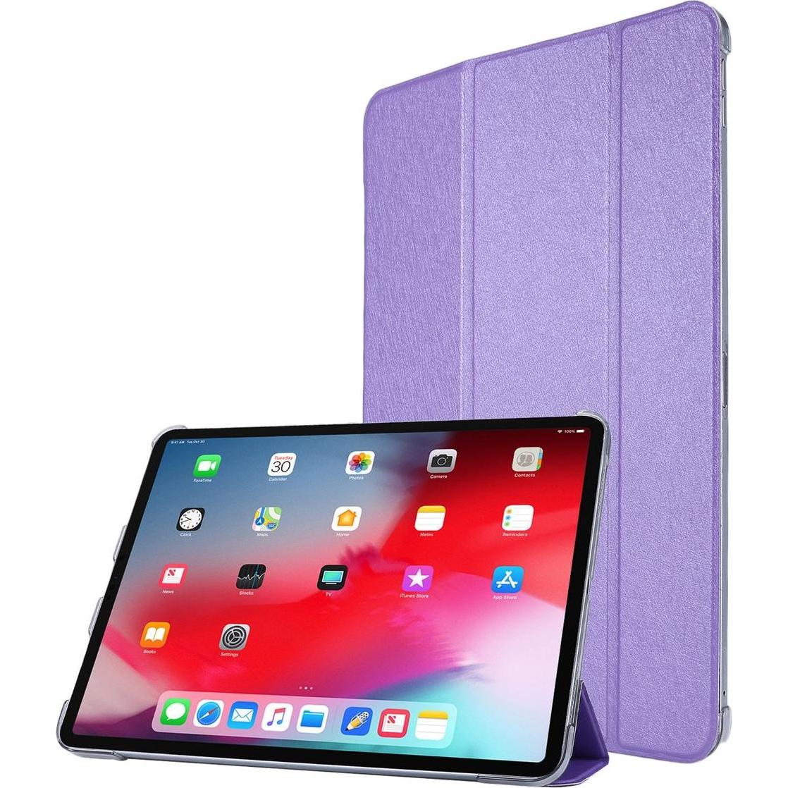 König Design Schutz Tablet Hülle für Apple iPad Pro 12.9 (2021) Case Cover Tasche 360 Violett (iPad Pro 12.9 2021 (5. Ge...