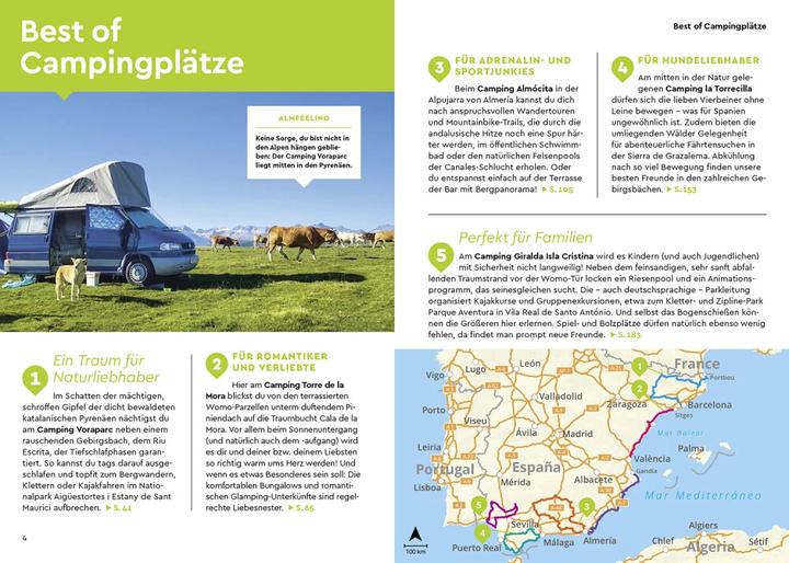 Actual product image Camper Guide Spain: Mediterranean Coast, Catalonia & Andalusia (German, Jan Marot)
