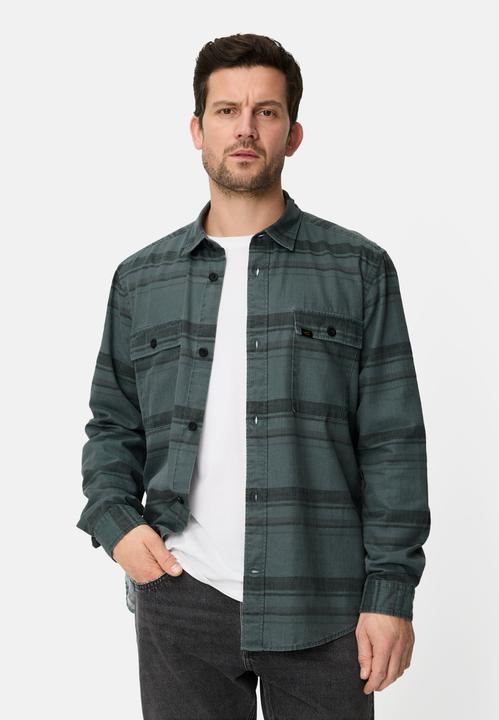 Immagine prodotto Camel Active Langarmhemd aus reiner Baumwolle (L)