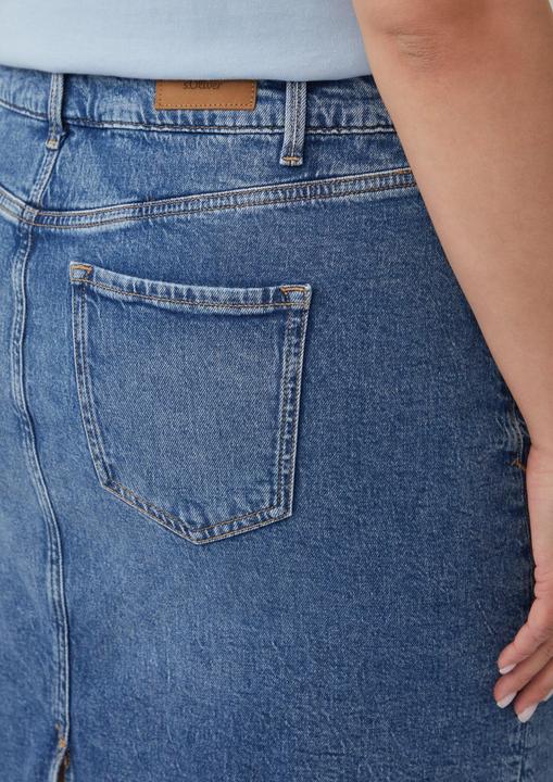 Produktbild S.Oliver Rock Jeansrock mit offenem Saum (48)