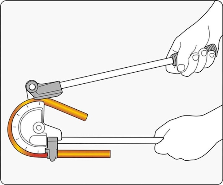 Produktbild Yato Profi Handrohrbieger für Rohere bis 16mm (460 mm)