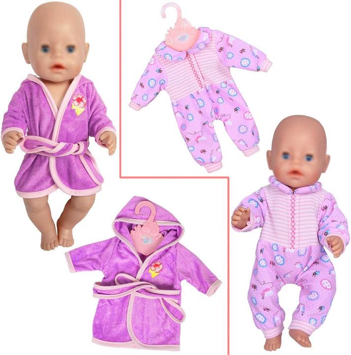 Actual product image Ebuddy Doll clothes 10 sets