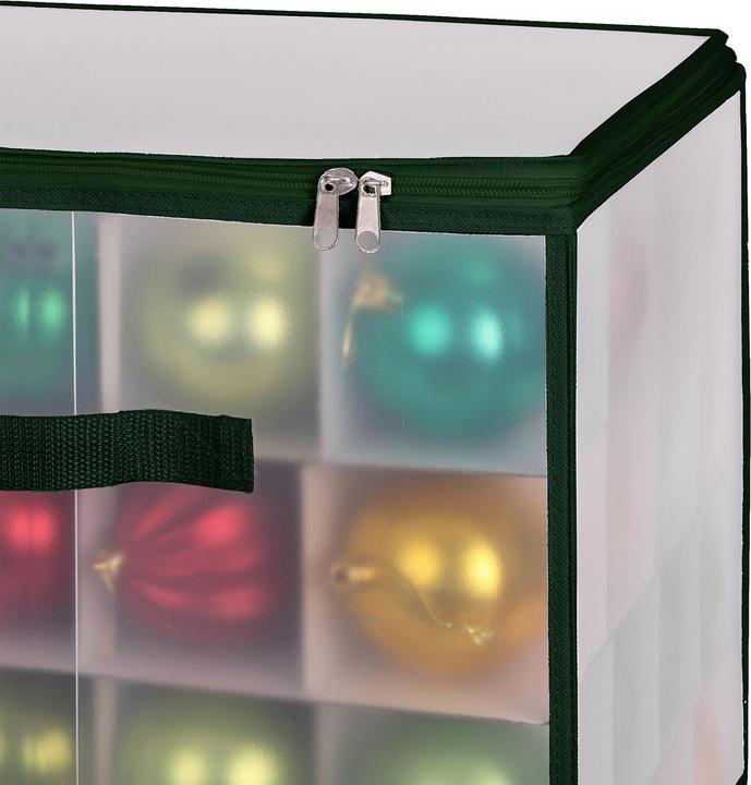 Produktbild Relaxdays Weihnachtskugel Aufbewahrungsbox (36 cm, 1x)