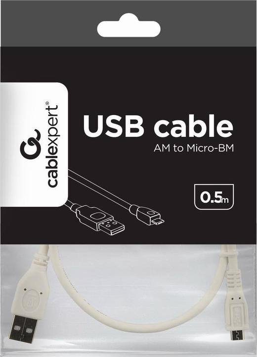 Produktbild Gembird Cablexpert USB-Kabel (0.50 m, USB 2.0)