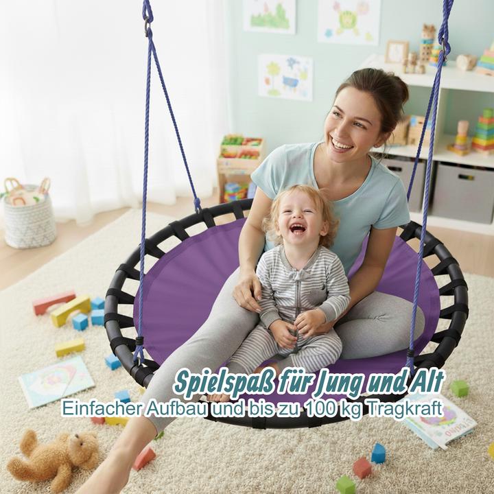 Actual product image Relaxdays 120 cm Nest Swing