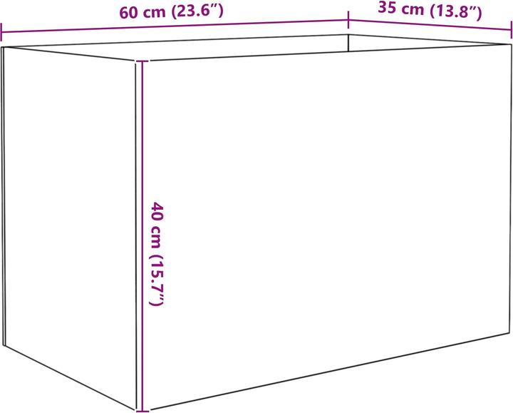 vidaXL Glas Aquarium