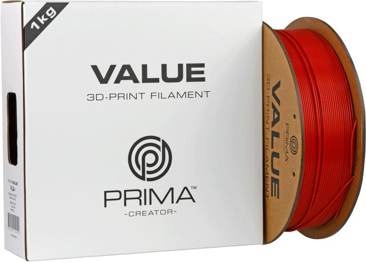 Actual product image Prima Creator PrimaValue PLA+ (PLA, 1.75 mm, 1320 g, Red)