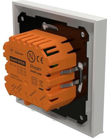 Actual product image Heatit WiFi6 thermostat (White RAL 9003)