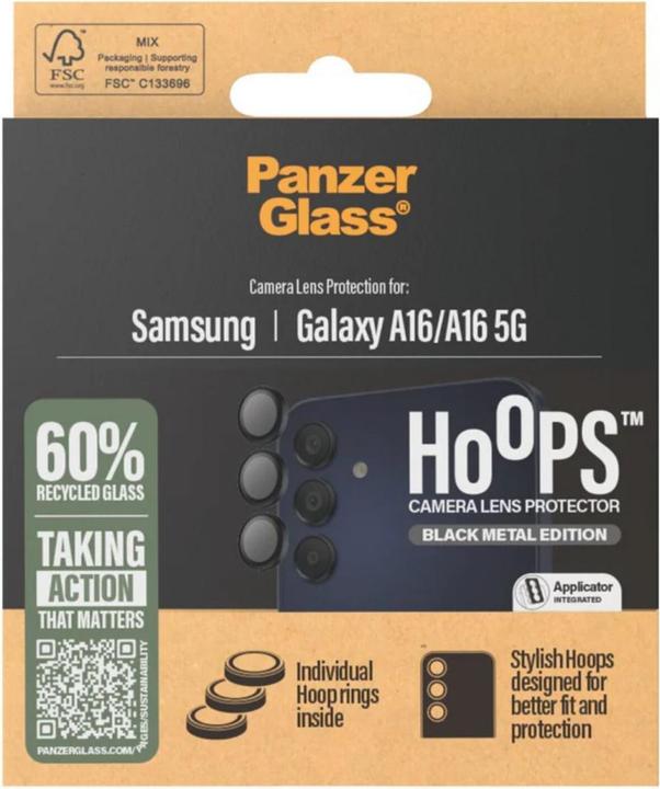 Actual product image PanzerGlass Hoops Camera Lens Protector (1 Piece, Samsung Galaxy A16, Samsung Galaxy A16 5G)