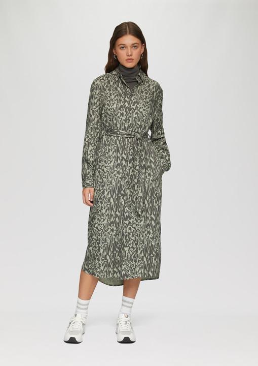 Produktbild S.Oliver Kleid Langes Kleid mit All-Over-Print (42)