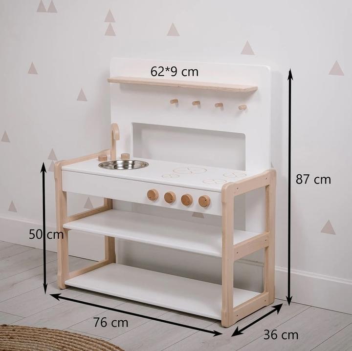 Produktbild Activity Board Waldorf-Atmosphäre, Kinderzimmer, Spielzeugküche - Grau