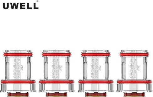 Actual product image Uwell CROWN 4 UN2 mesh evaporator heads 0.23ohm (4 x)