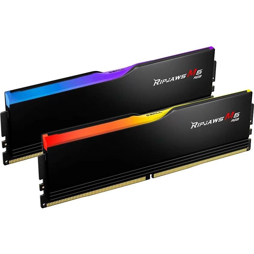 G.Skill D564GB 5600-46 Ripjaws M5 bk K2 GSK (F5-5600J4645A32GX2-RM5RK) (2 x 32GB, 5600 MHz, DDR5-RAM, DIMM), RAM, Schwar...