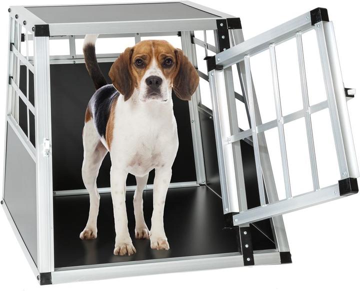 Image du produit tectake Boîte de transport pour chiens (Chien, Fermeture de sécurité)