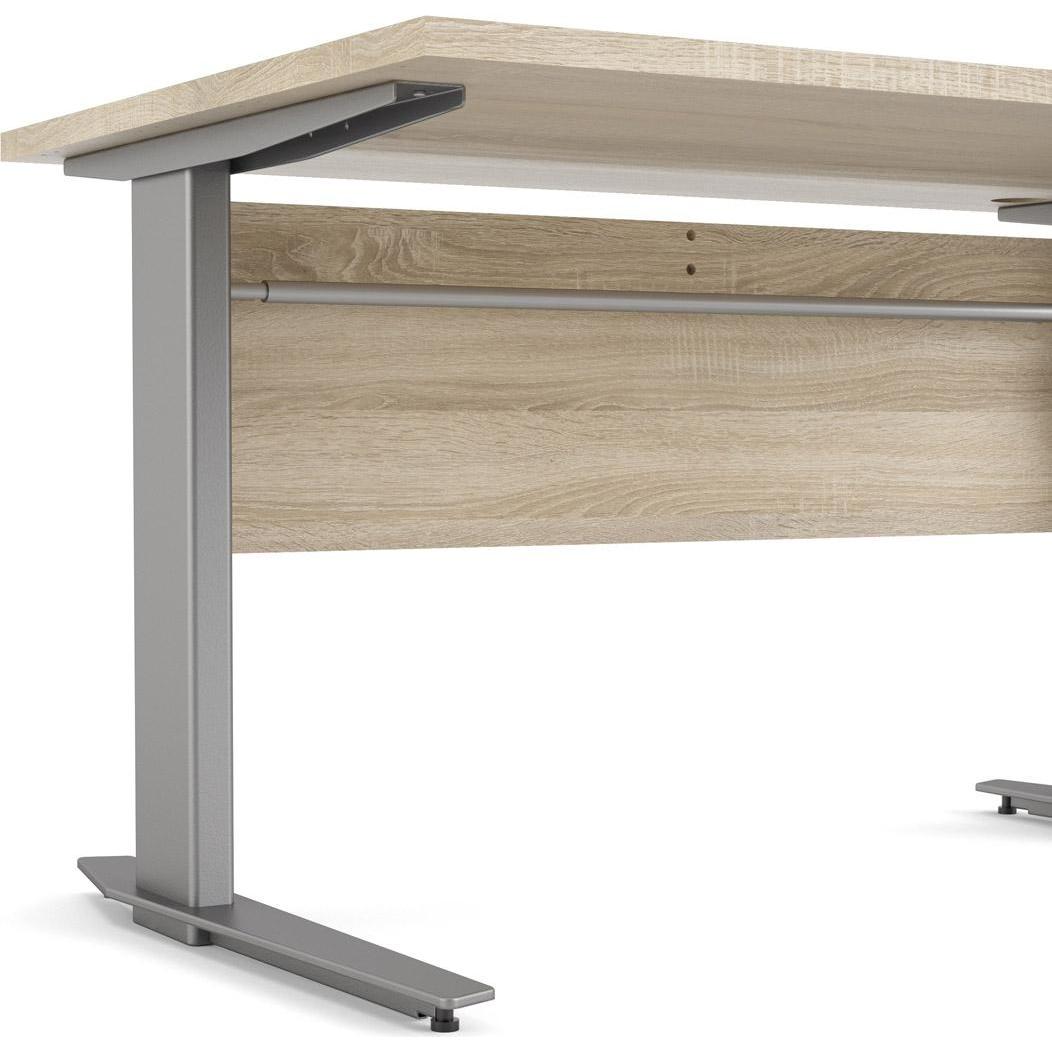 Ebuy24, Schreibtisch, Schreibtisch Prisme (121 x 81 cm)