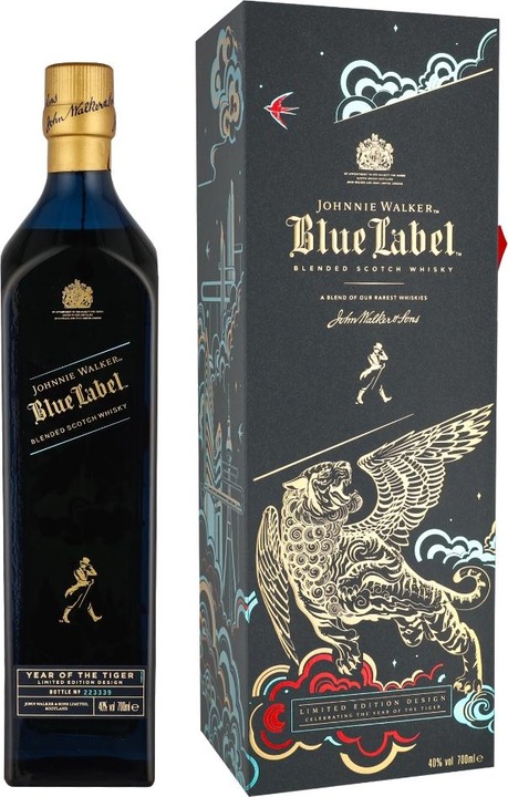 Image du produit Johnnie Walker Blended Whiskey Blue CN Year of the Tiger 2022 ED (Whisky mélangé)