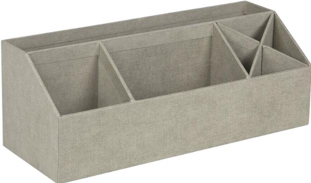 Produktbild Bigso Bürobutler Leinenbezug Elisa Linen Nature, Desktop-Organizer