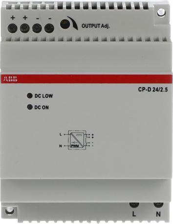 Immagine prodotto Thomas & Betts Stotz & Kontakt CP-D24/2.5 Alimentatore PriOn, 24 V DC, 2,5 A, REG CP-D24/2.5