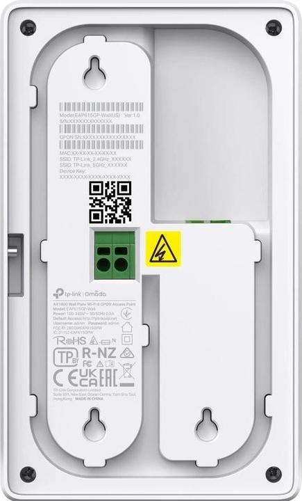 Image du produit TP-Link Omada WL-AP Access Point EAP625GP-Wall (AX1800) (1201 Mbit/s)