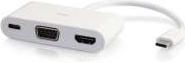 C2G Convertitore da USB-C a HDMI e VGA con Power Delivery (Accessori)