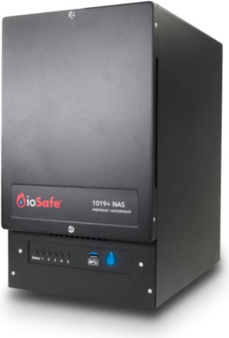 ioSafe 1019+ Diskless feuerfestes und wasserdichtes NAS ohne (0 TB)